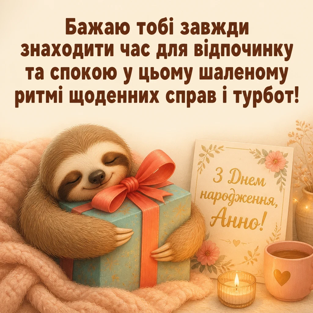 з днем народження анна