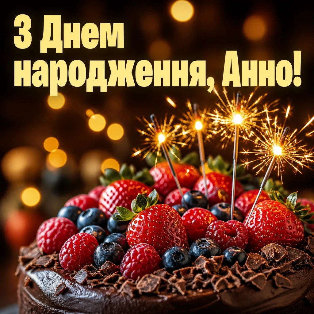 з днем народження анна