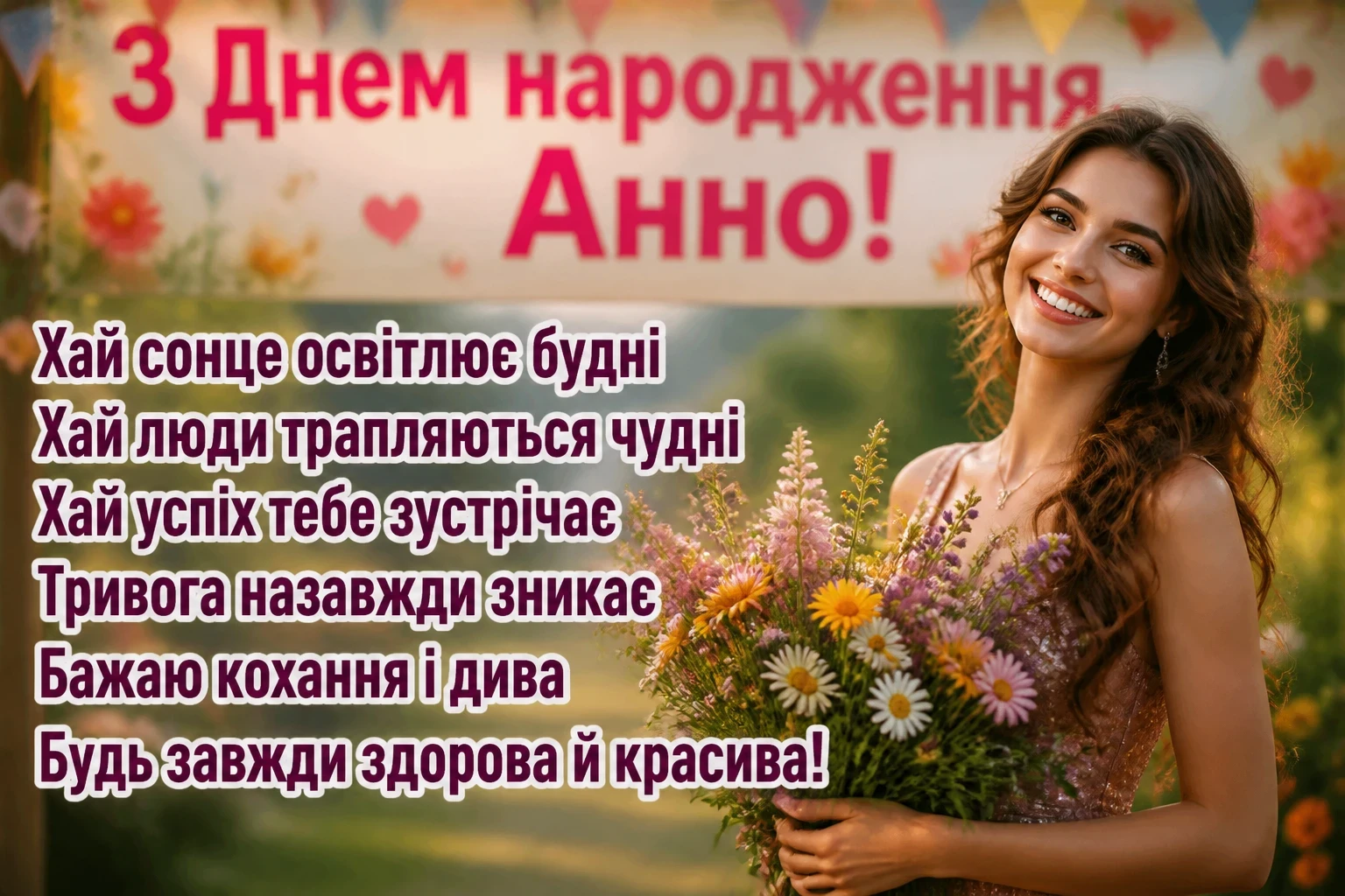 з днем народження анна