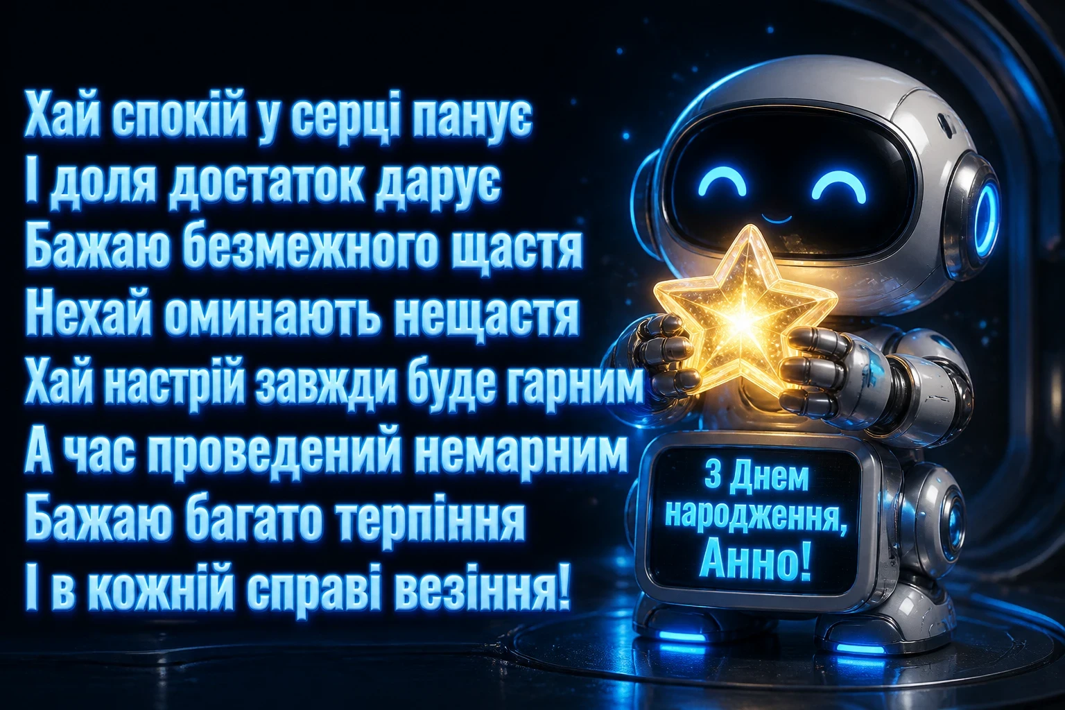з днем народження анна
