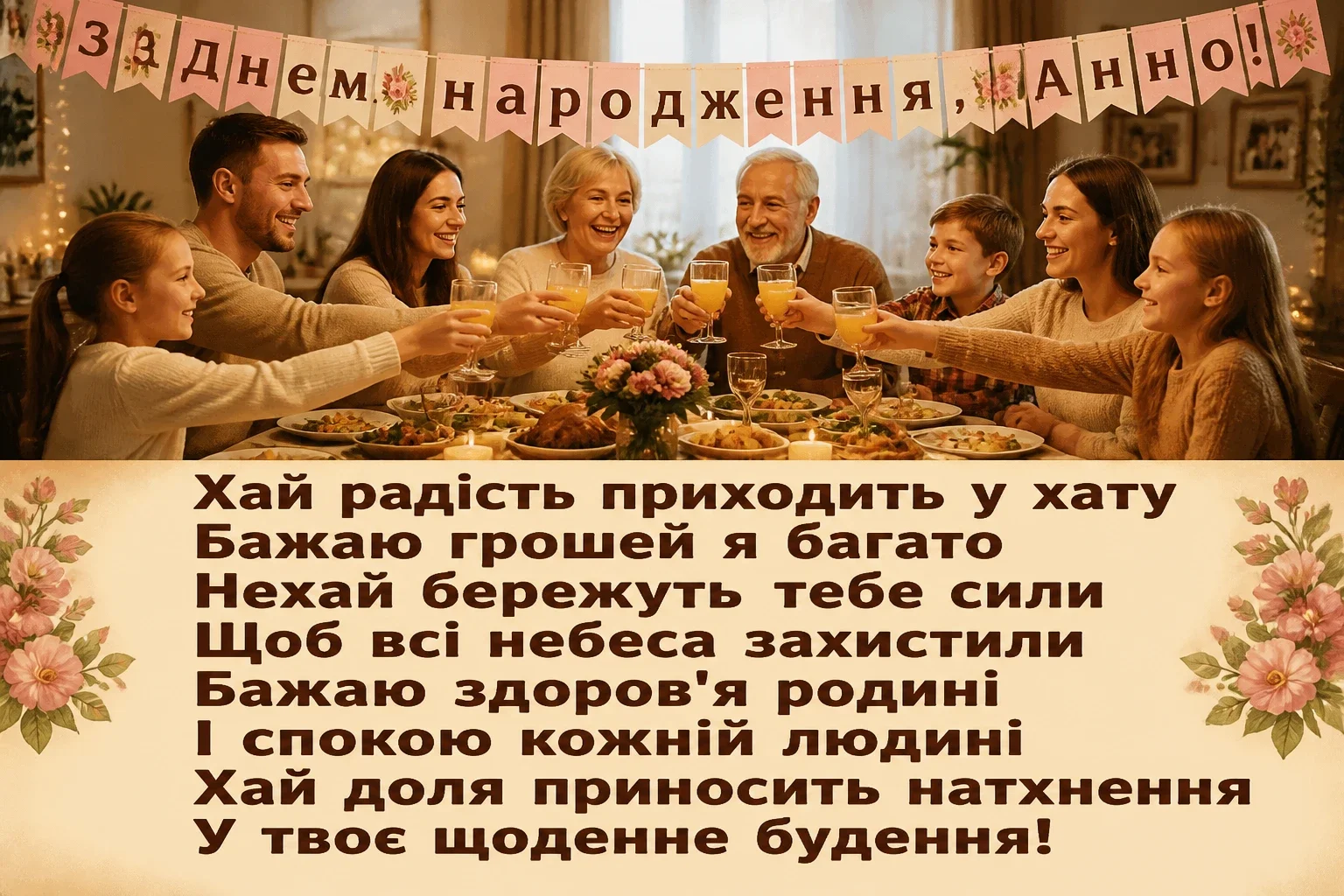 з днем народження анна