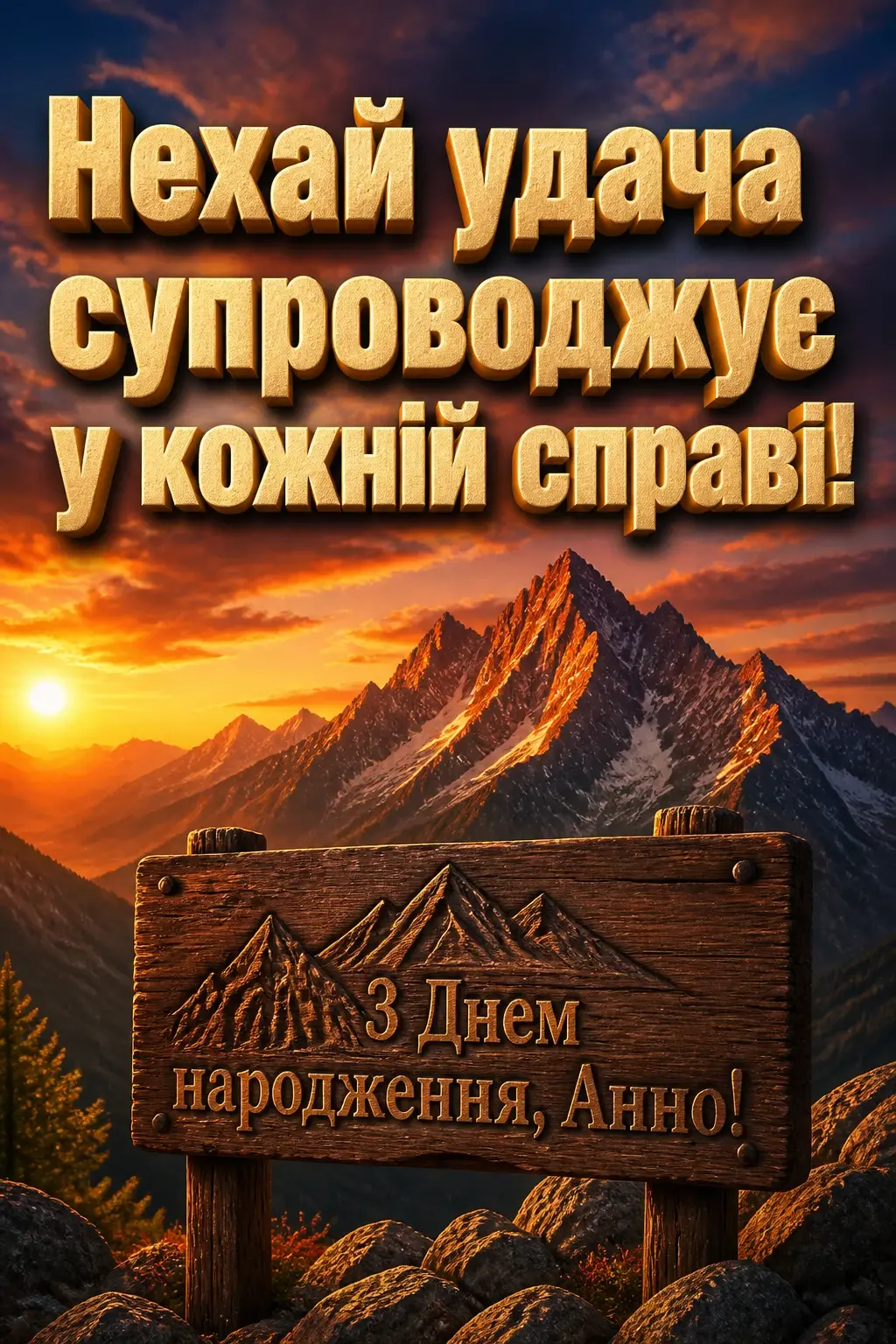 з днем народження анна