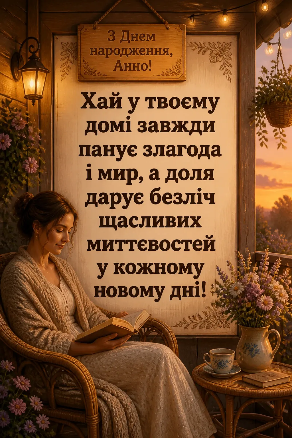 з днем народження анна
