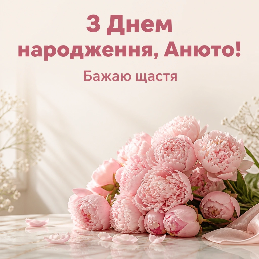 з днем народження анюта з днем народження анюта