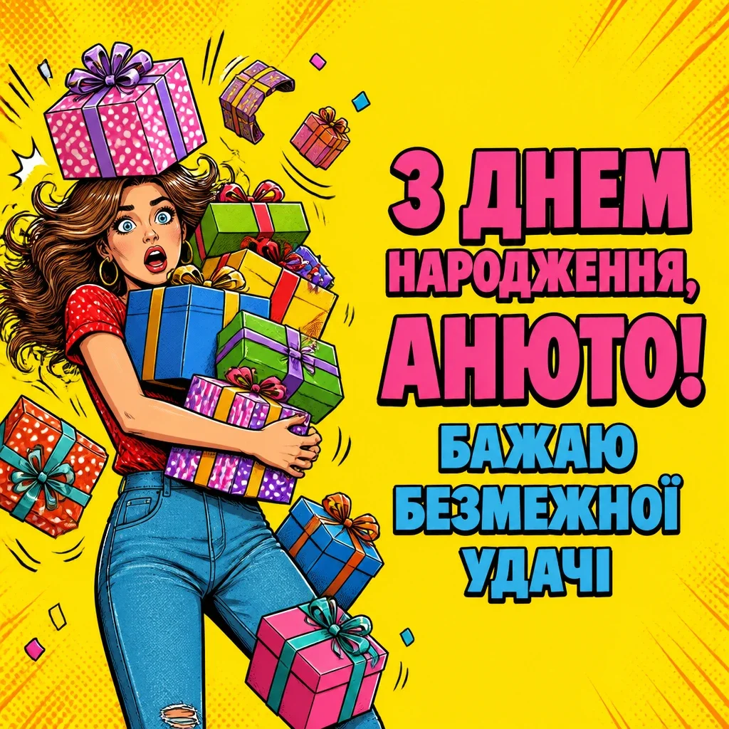 з днем народження анюта з днем народження анюта