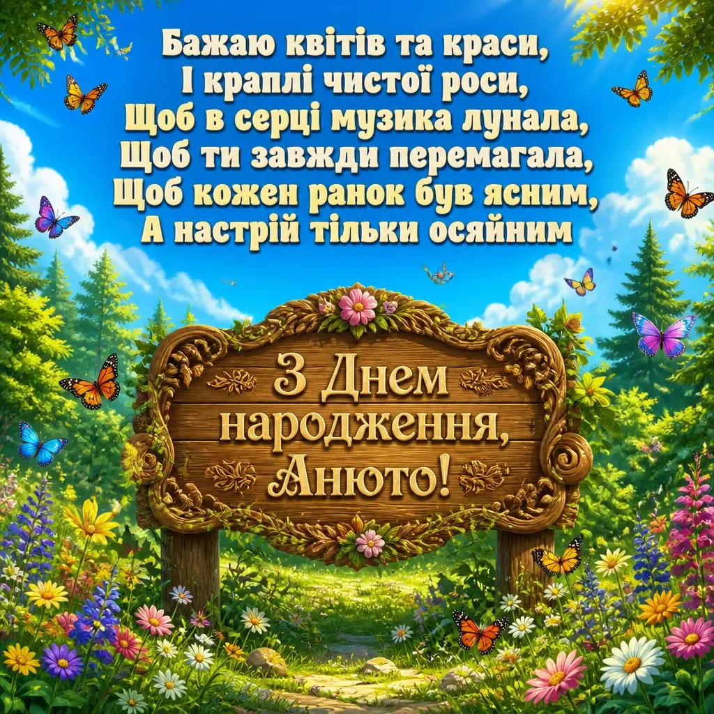 з днем народження анюта з днем народження анюта
