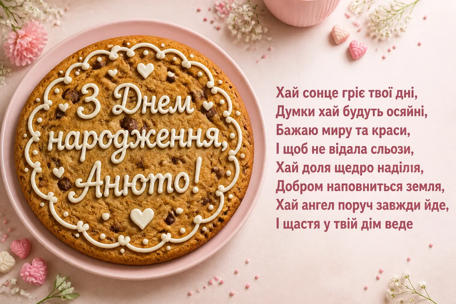 з днем народження анюта з днем народження анюта