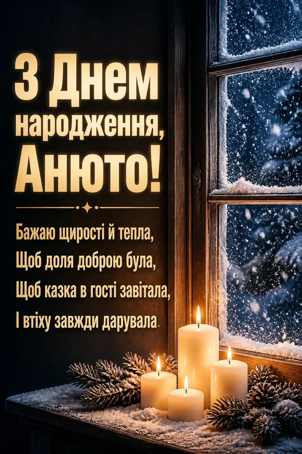 з днем народження анюта з днем народження анюта