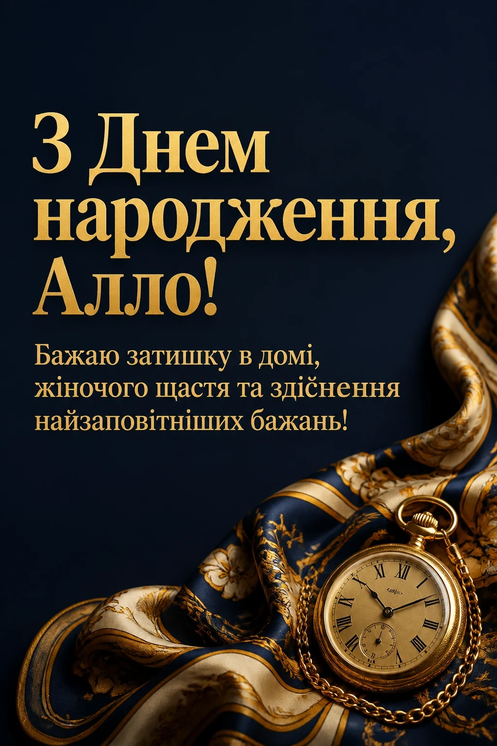 з днем народження алла