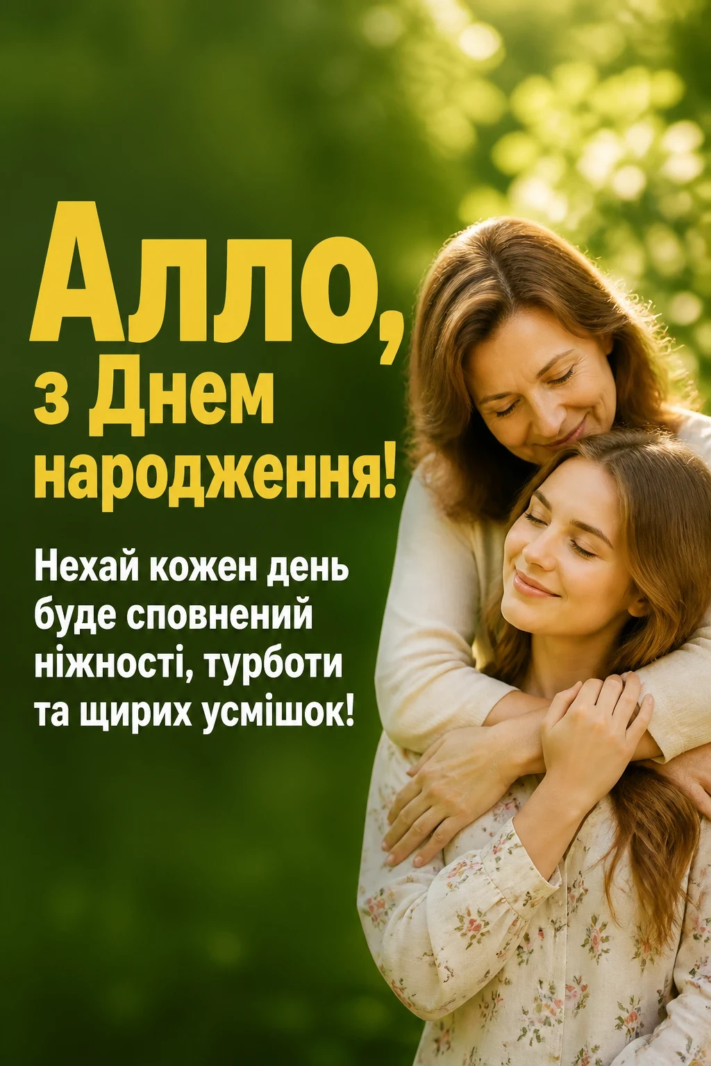 з днем народження алла