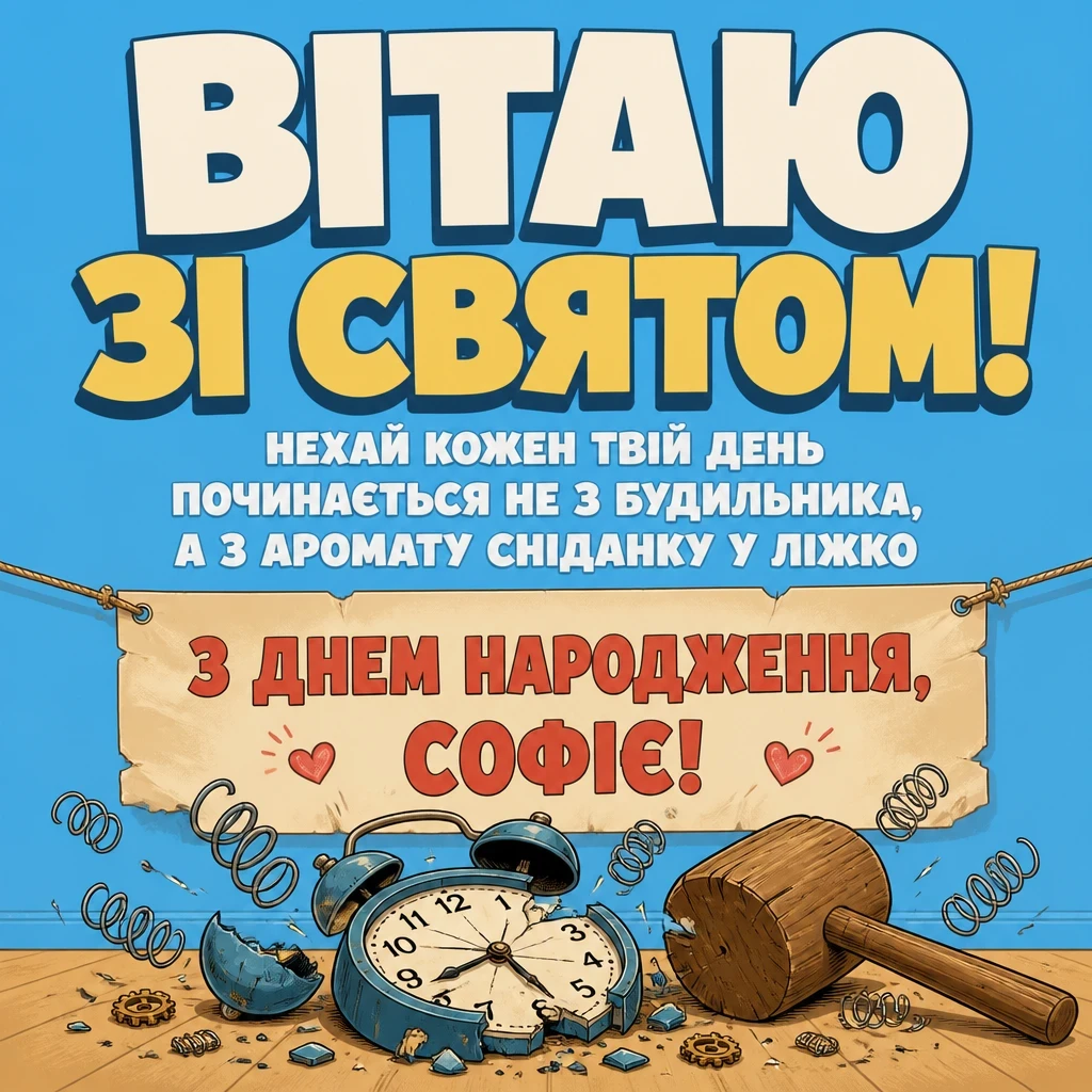 з днем народження софія