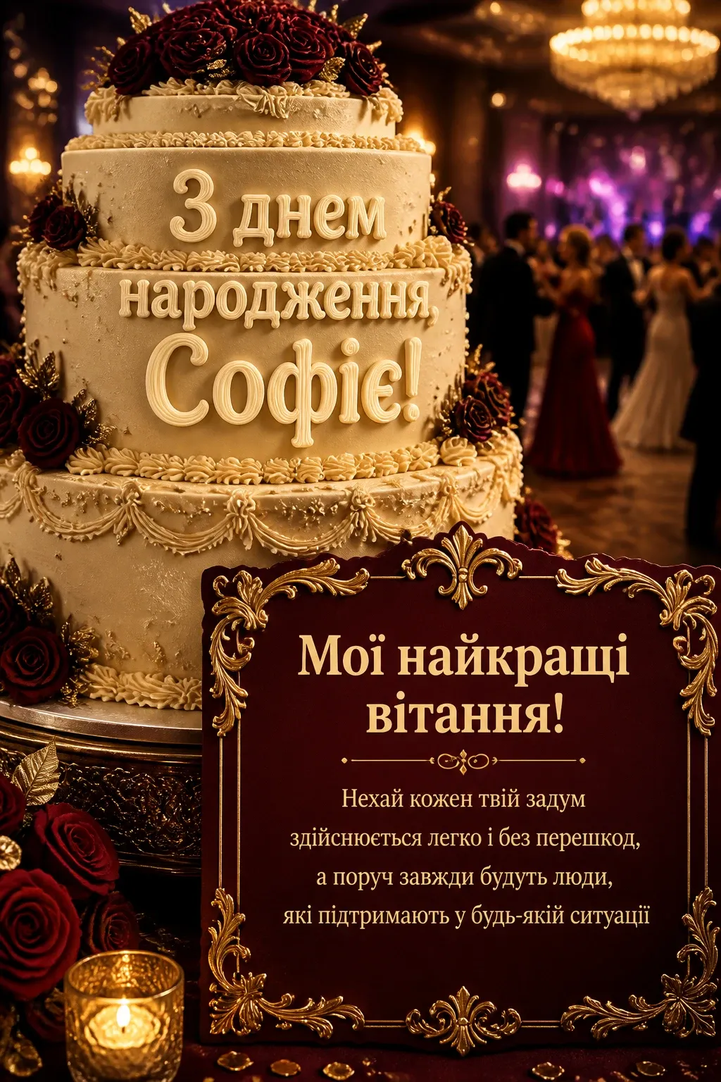 з днем народження софія