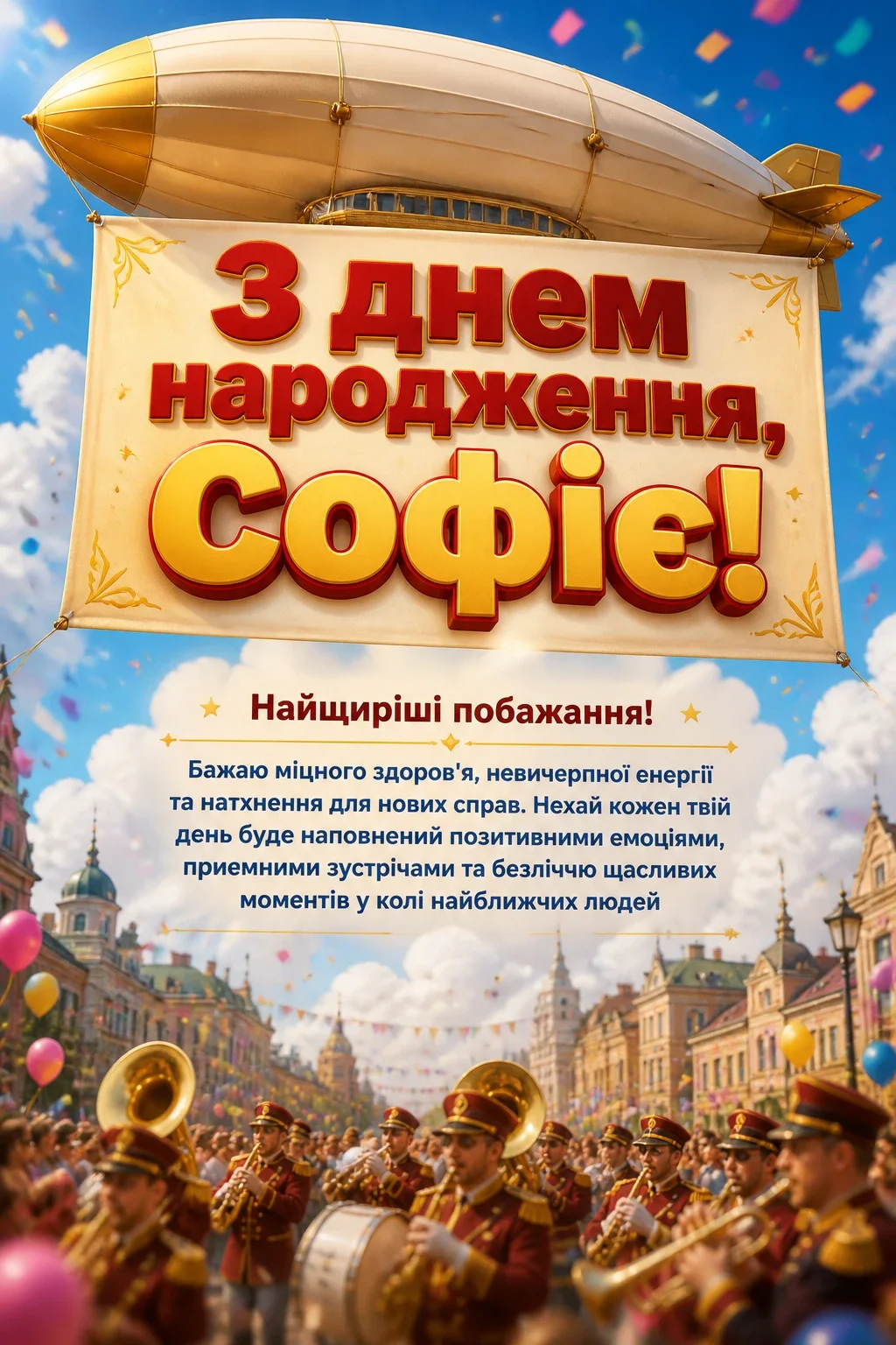 з днем народження софія