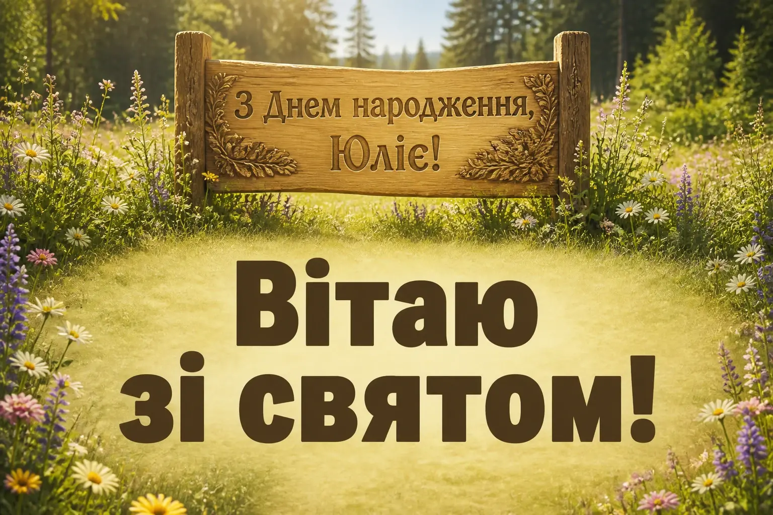 з днем народження юлія