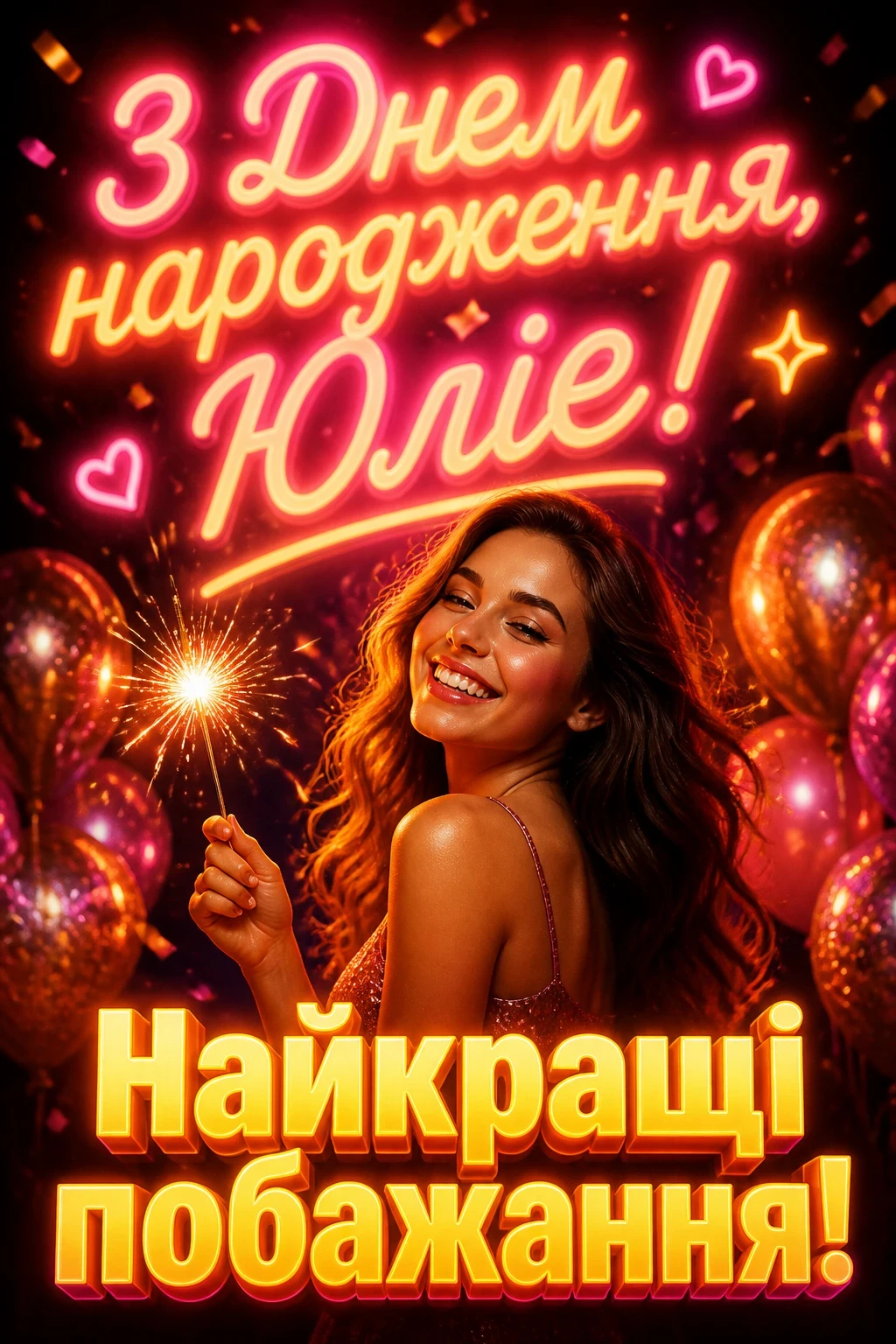 з днем народження юлія