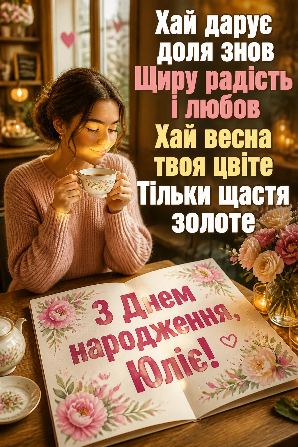 з днем народження юлія