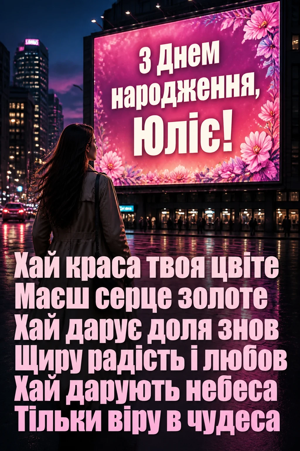з днем народження юлія