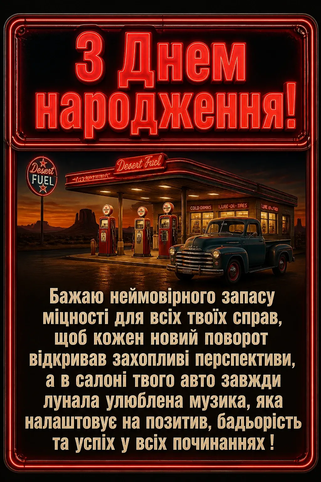 привітання мужчині з днем народження для чоловіків машини