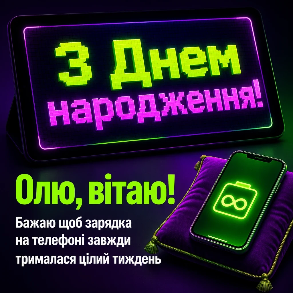 з днем народження ольга