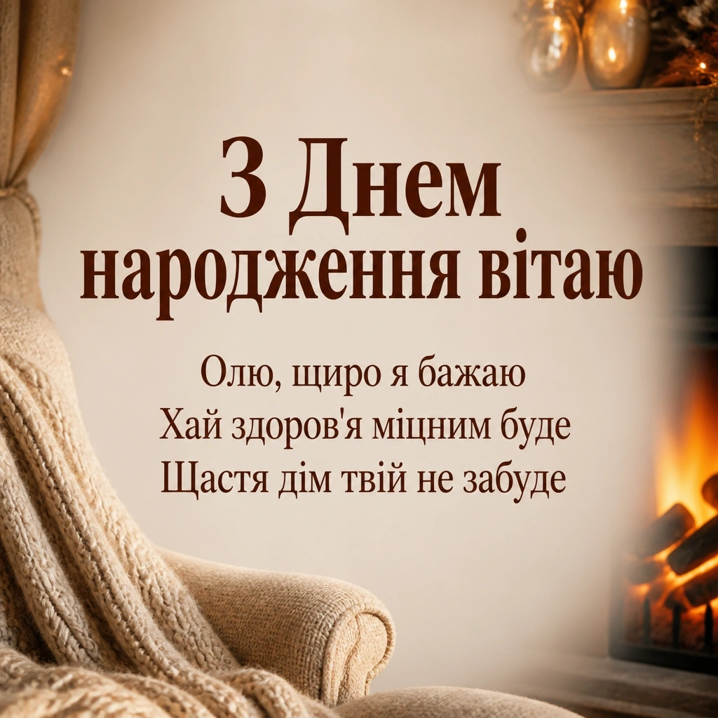 з днем народження ольга