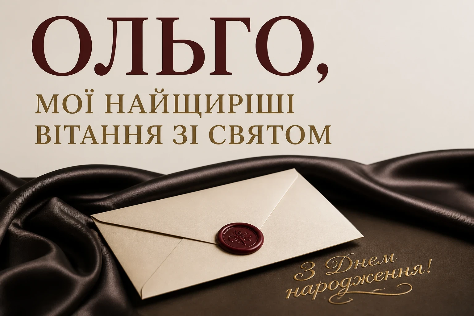 з днем народження ольга
