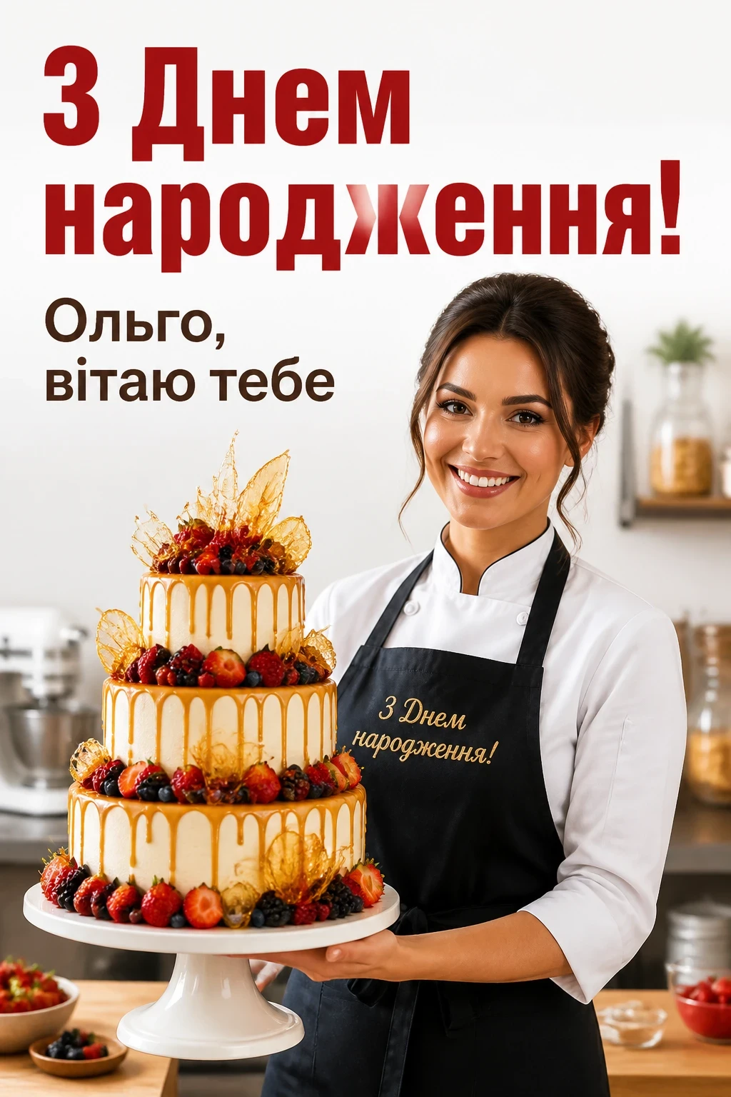 з днем народження ольга