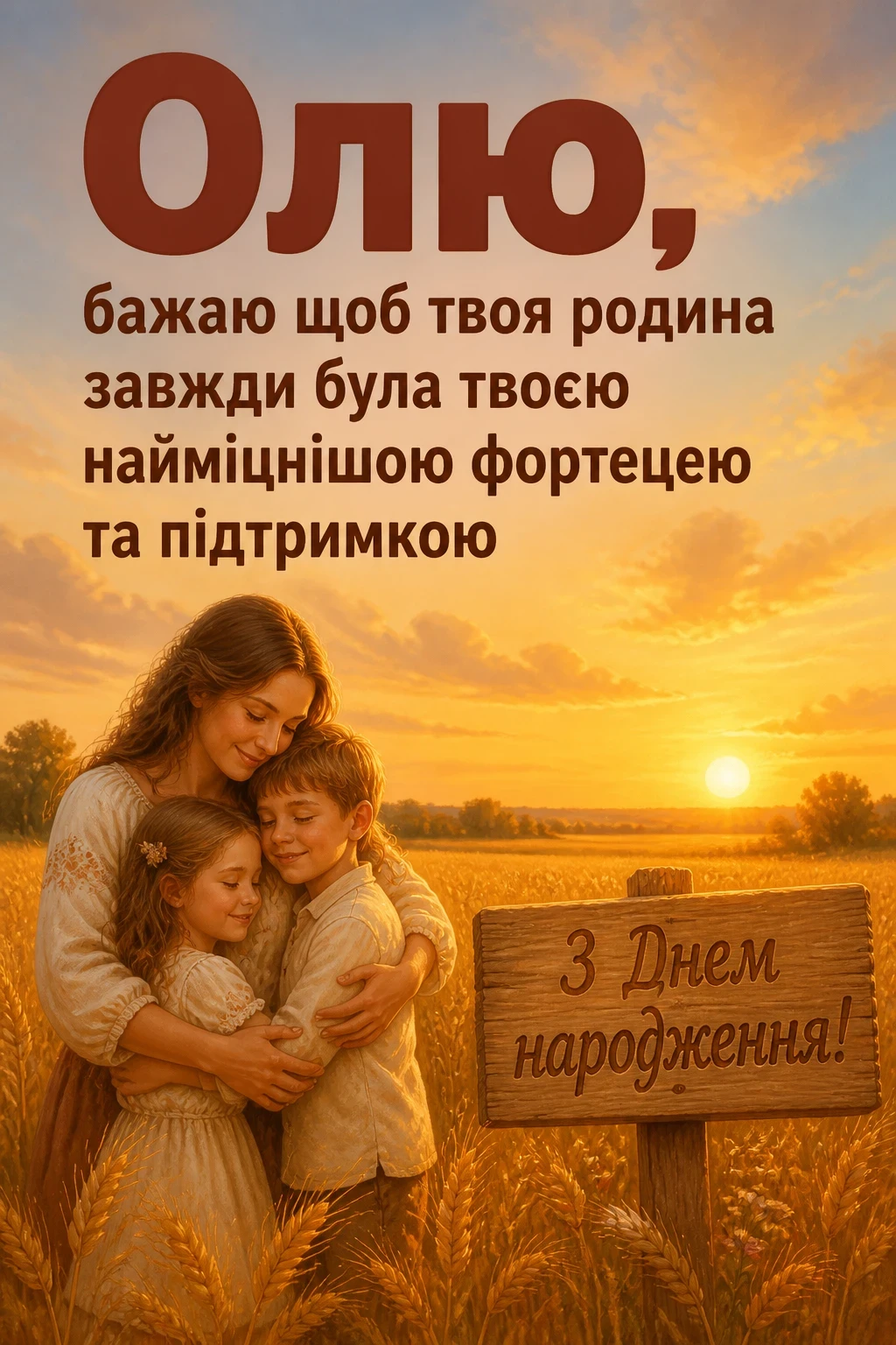 з днем народження ольга