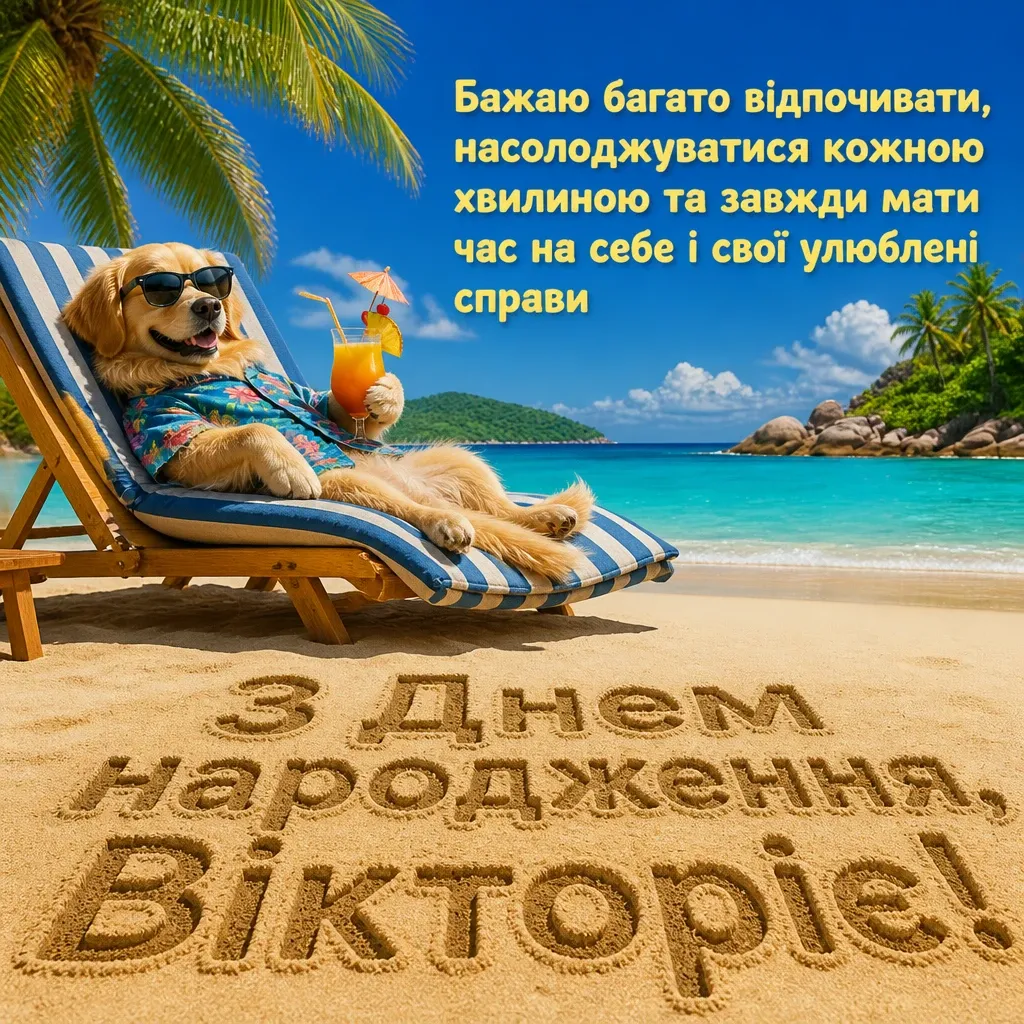 вікторія з днем народження