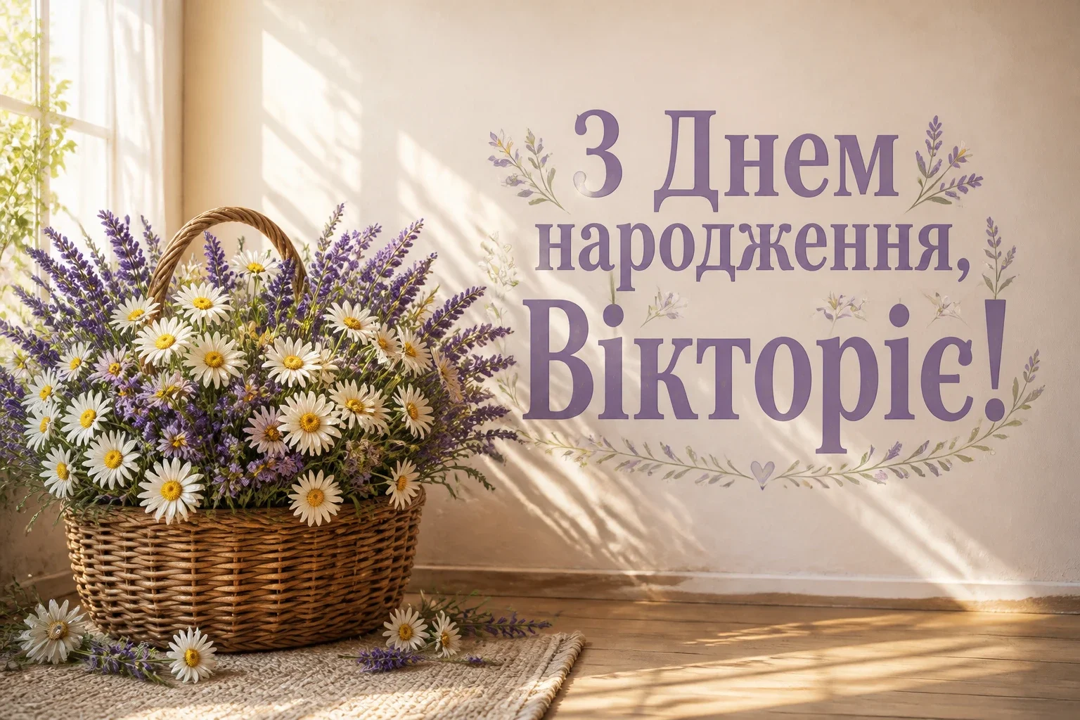 вікторія з днем народження