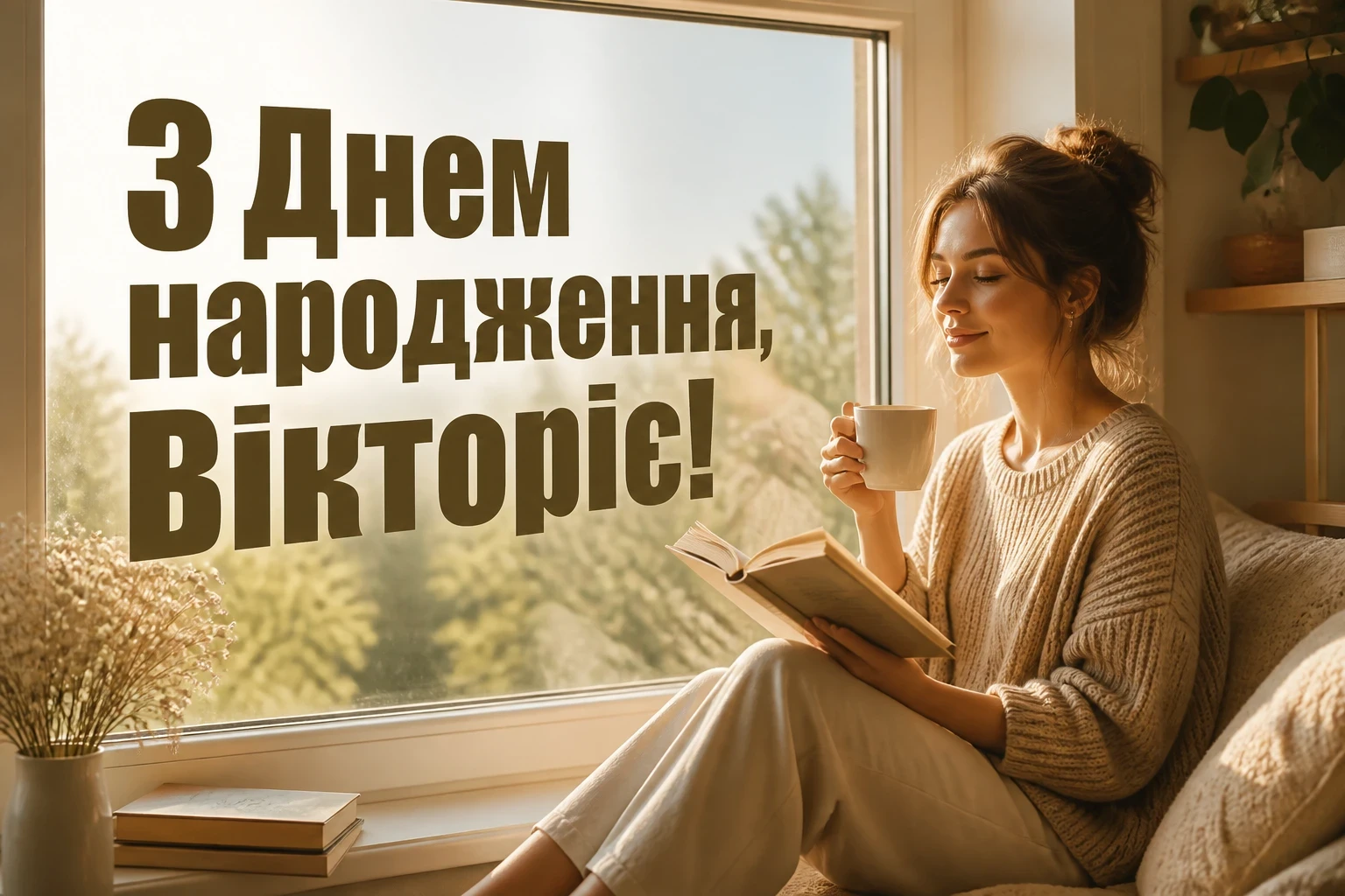 вікторія з днем народження