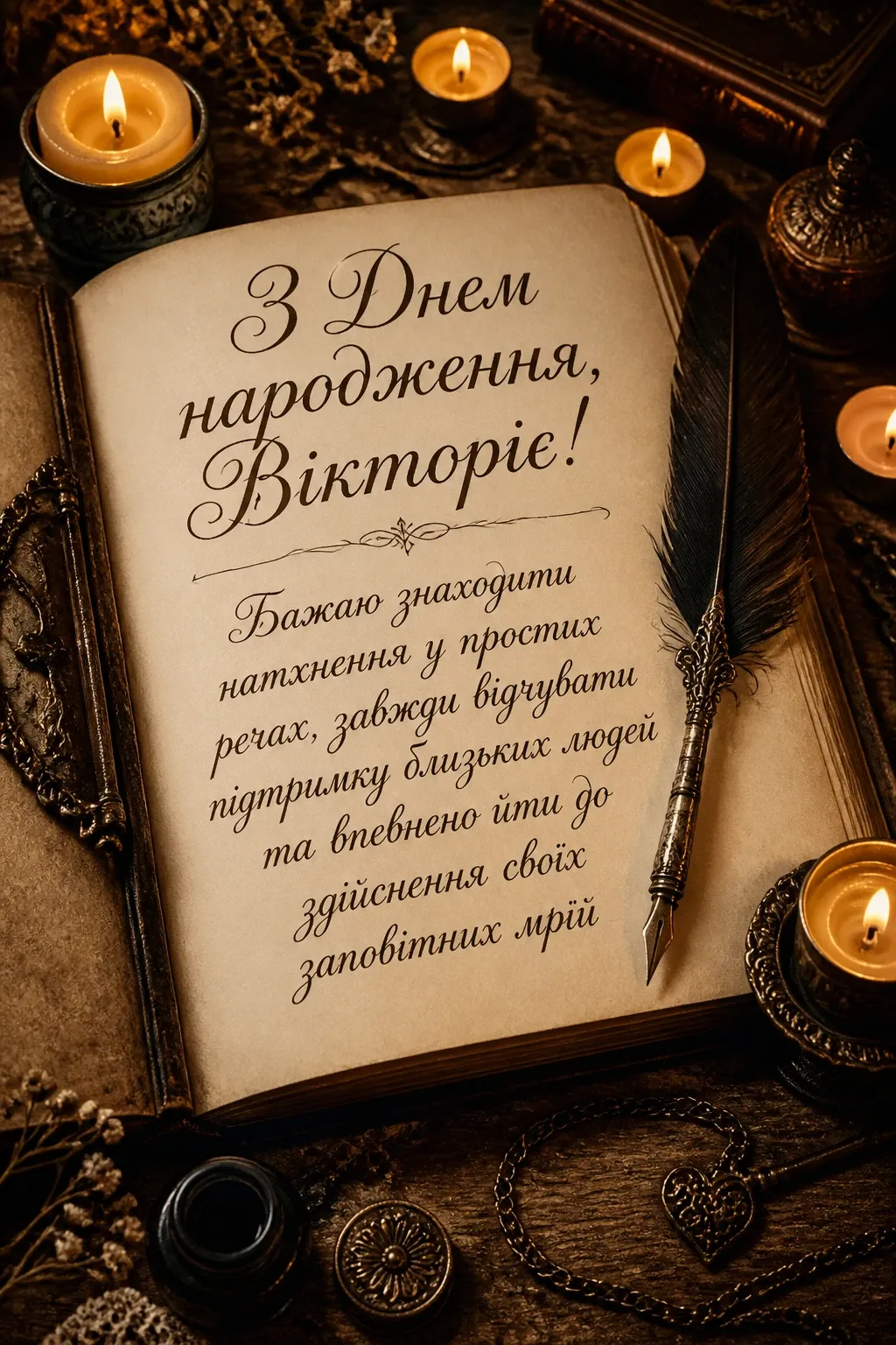 вікторія з днем народження