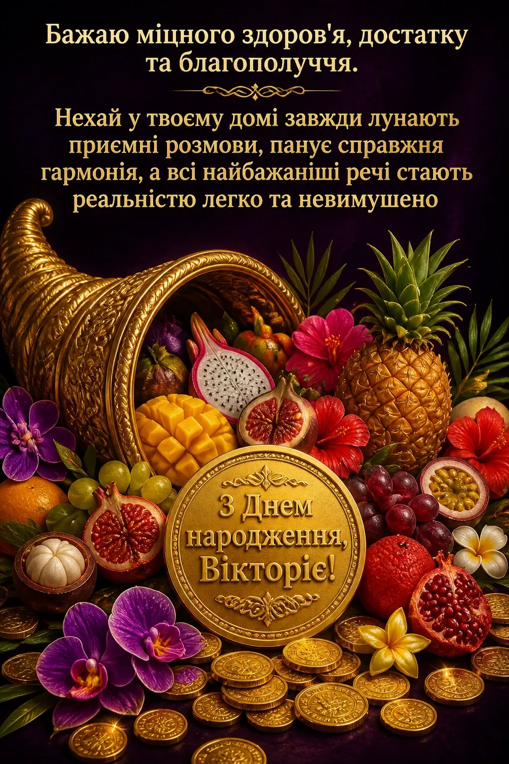 вікторія з днем народження