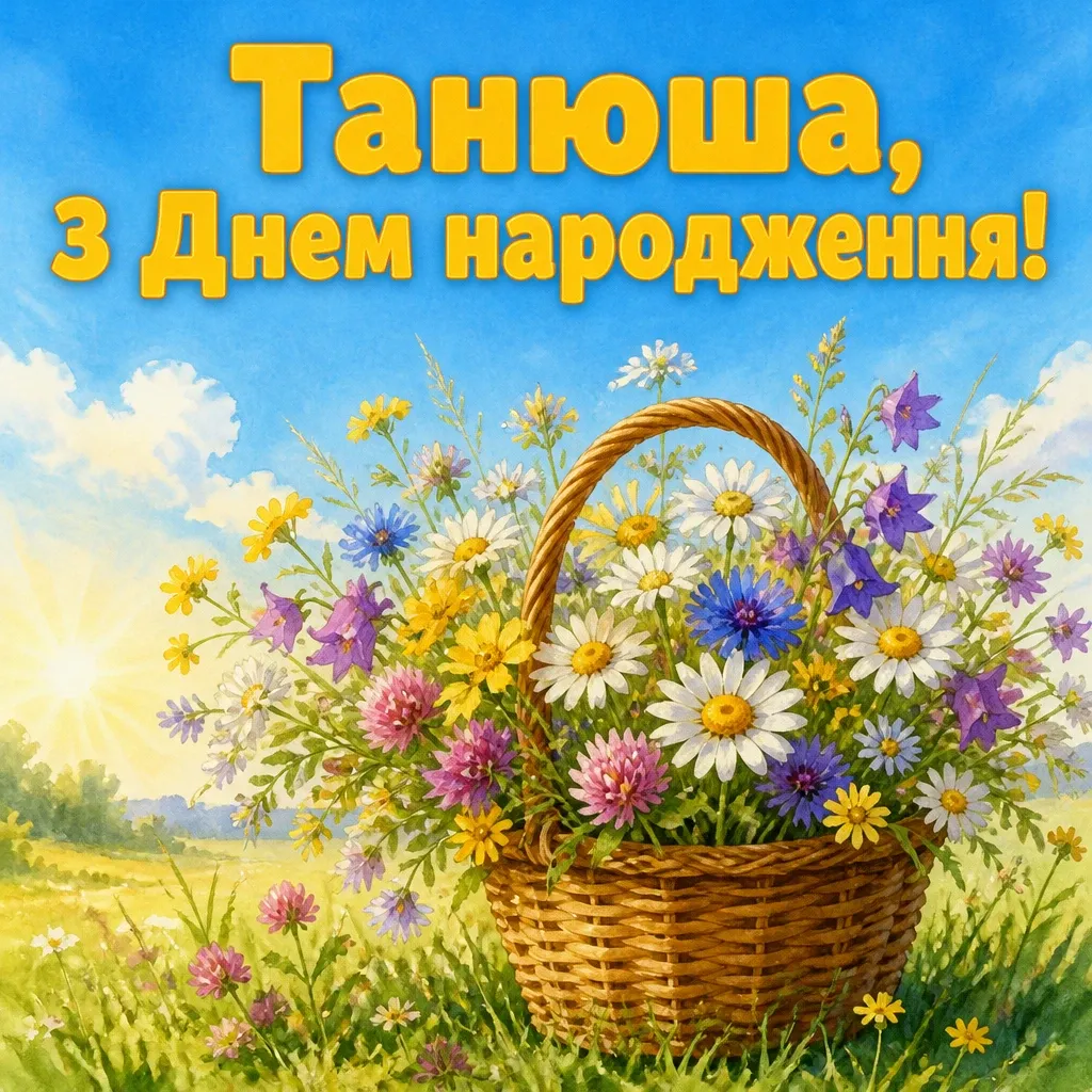 танюша з днем народження