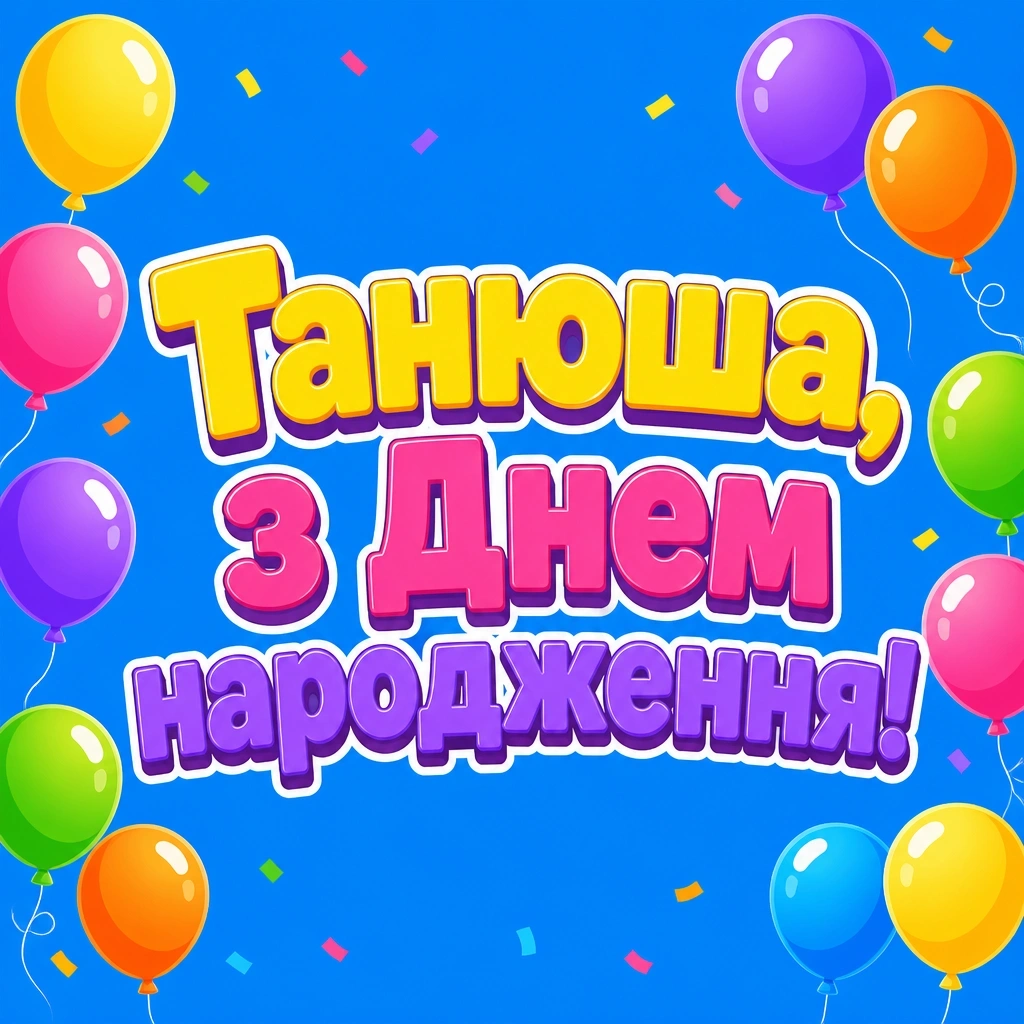 танюша з днем народження