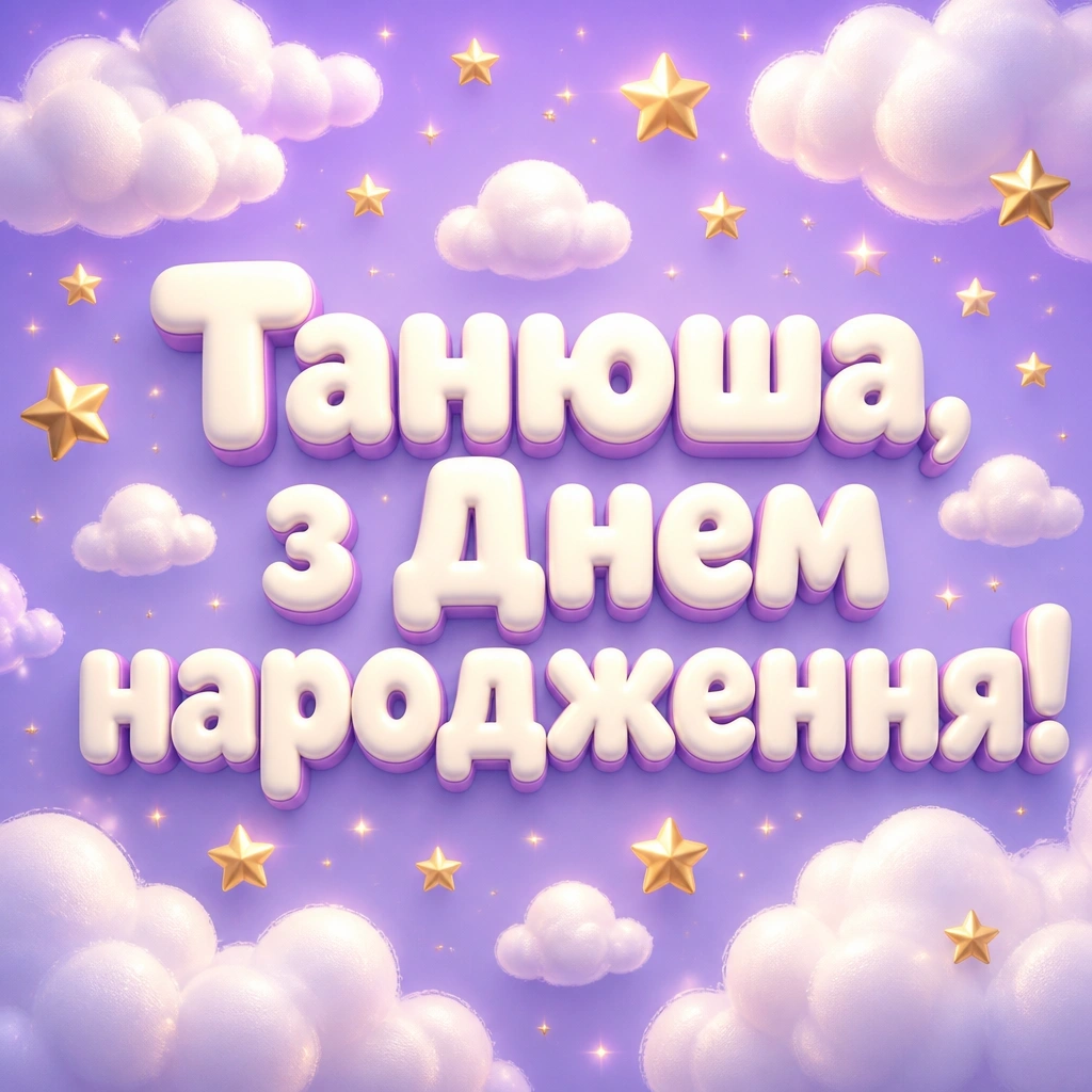 танюша з днем народження