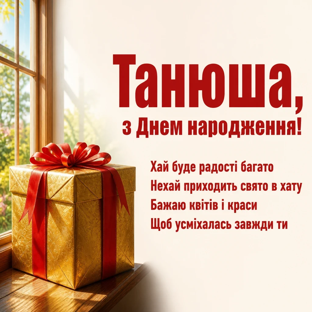 танюша з днем народження