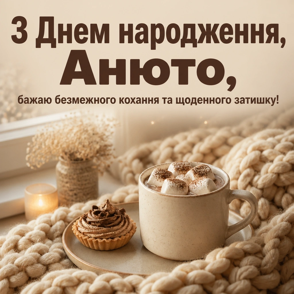 анюта з днем народження