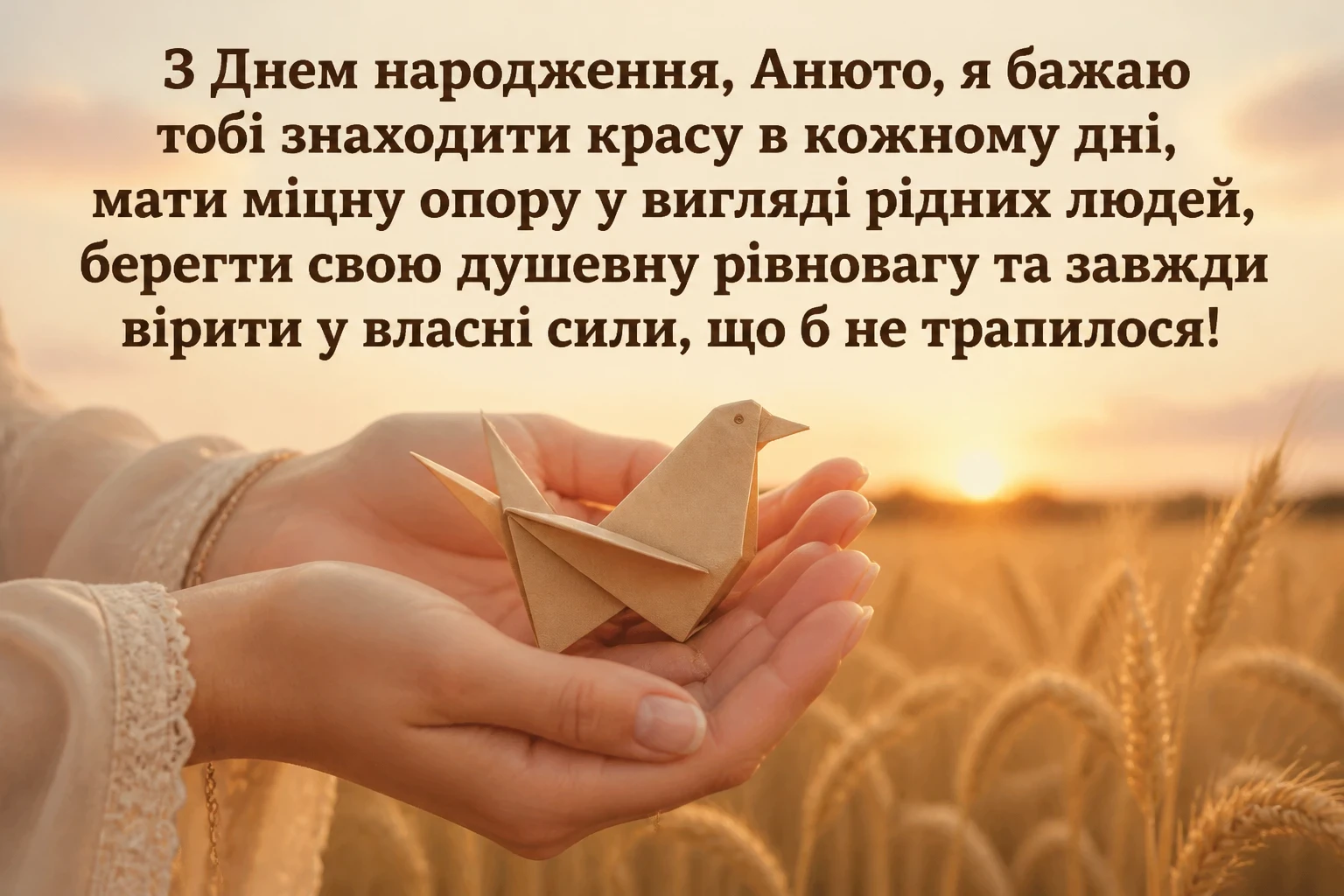 анюта з днем народження