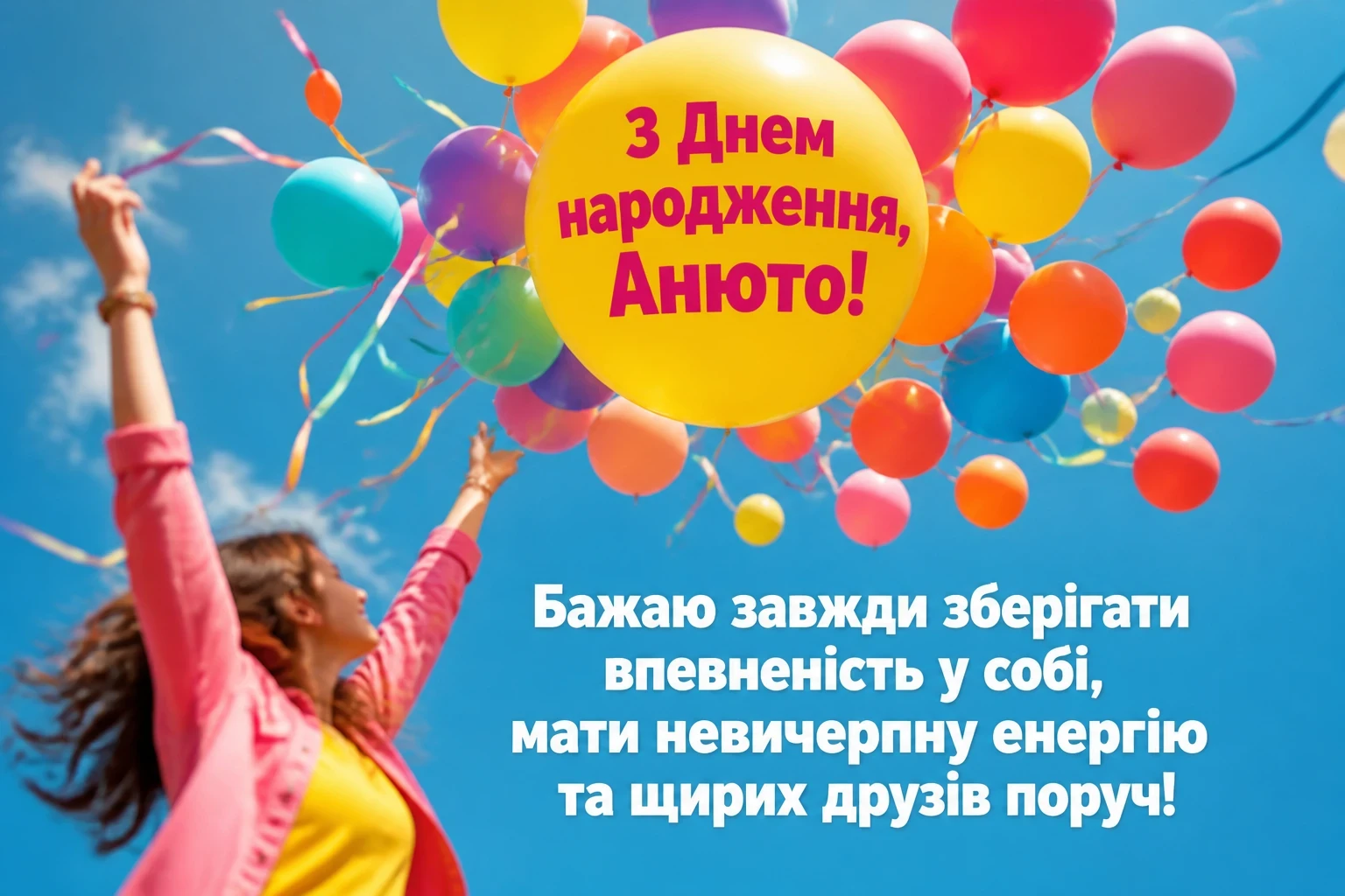 анюта з днем народження