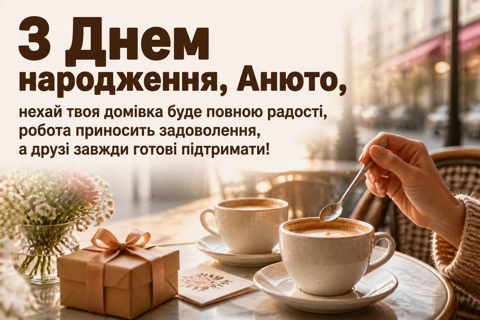анюта з днем народження