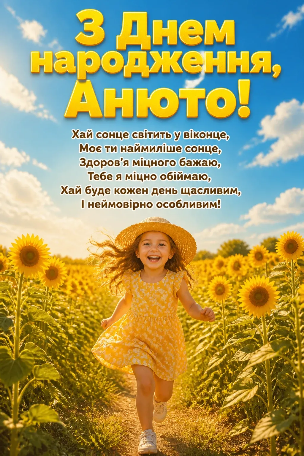 анюта з днем народження