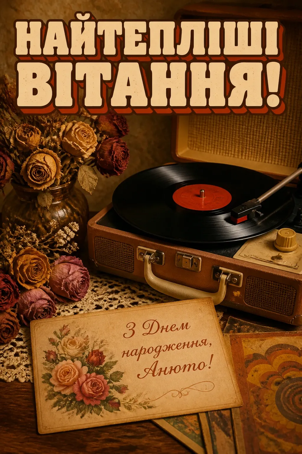 анюта з днем народження