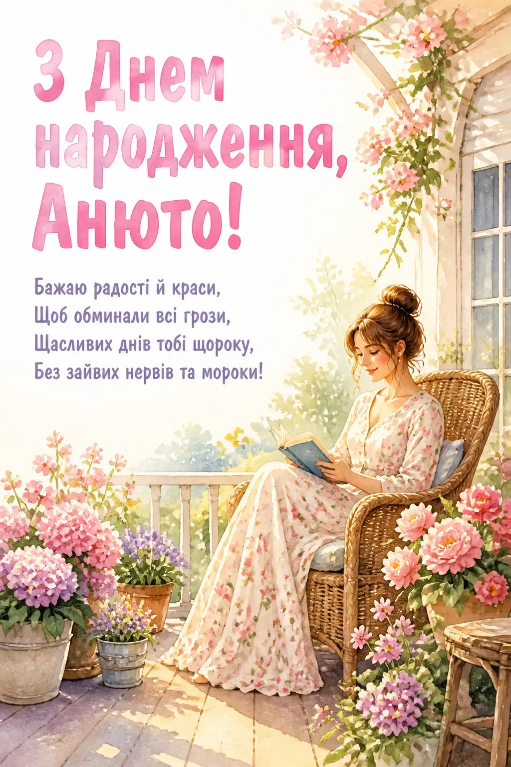 анюта з днем народження