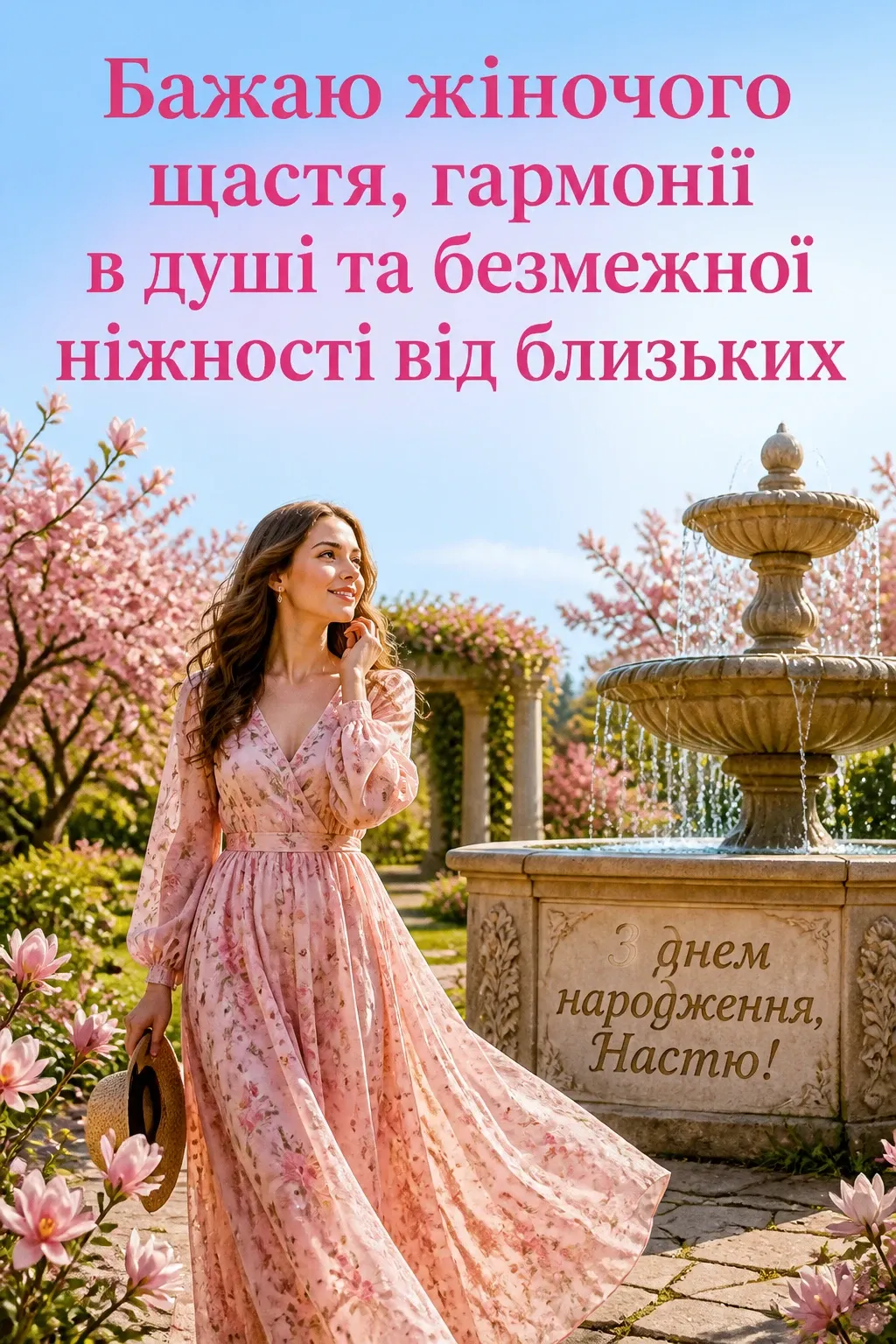 з днем народження настя