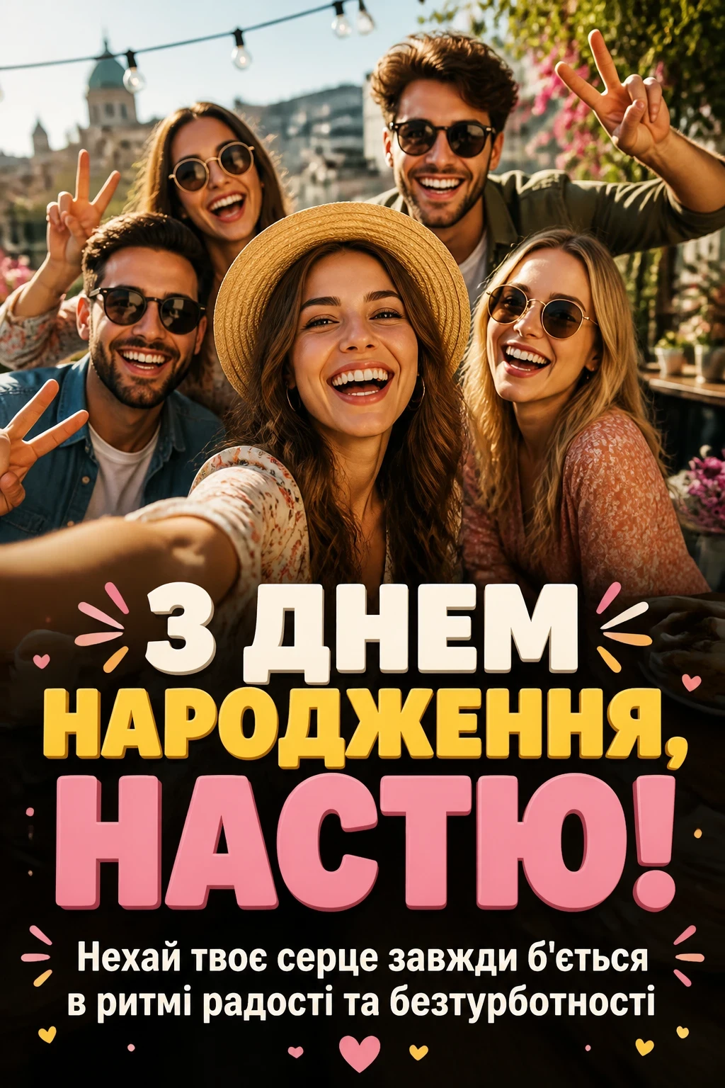 з днем народження настя