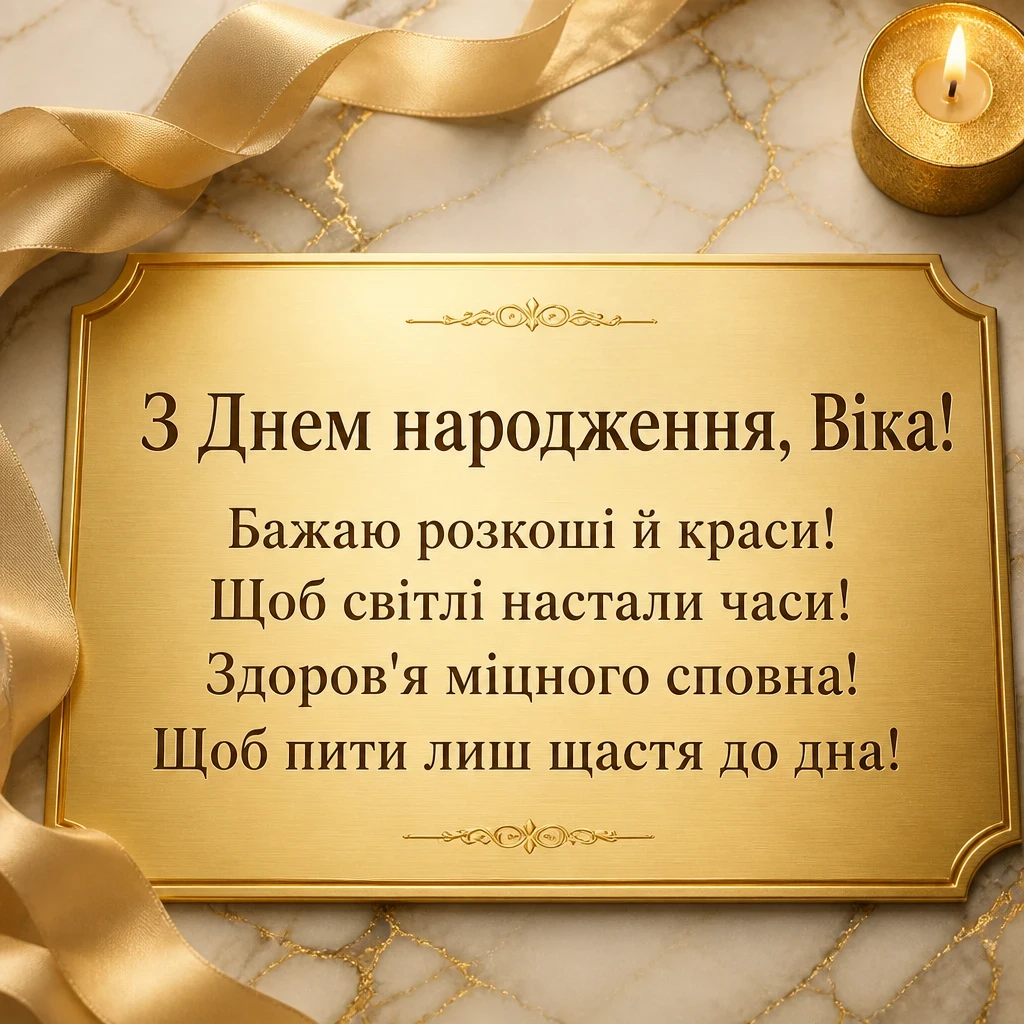з днем народження віка