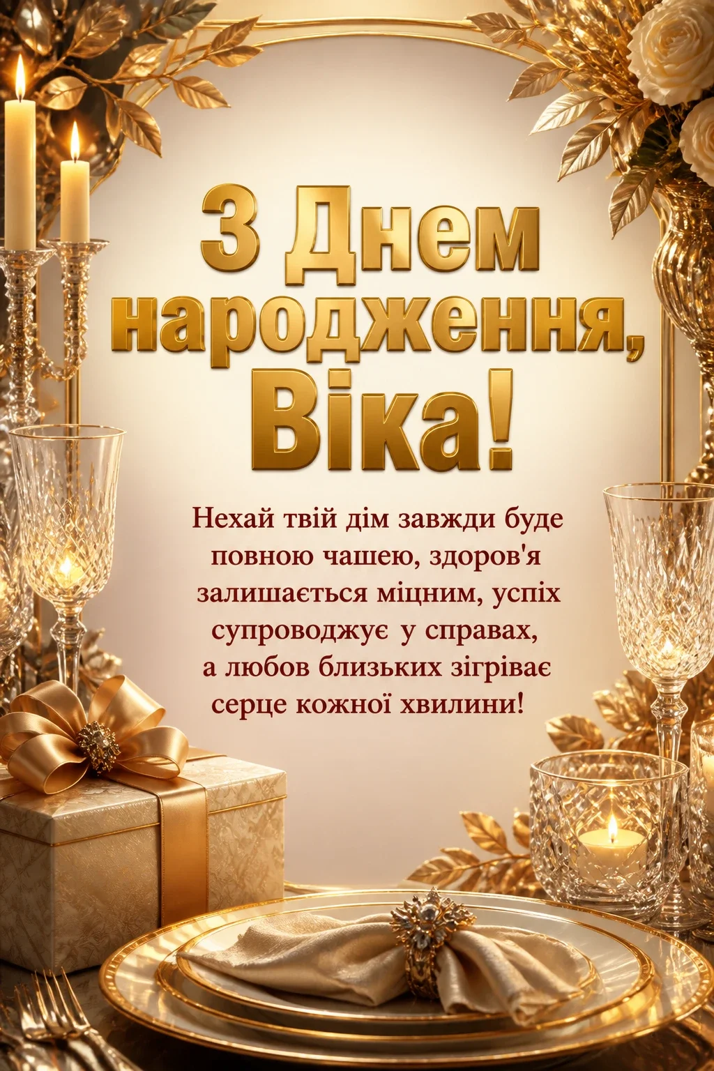 з днем народження віка