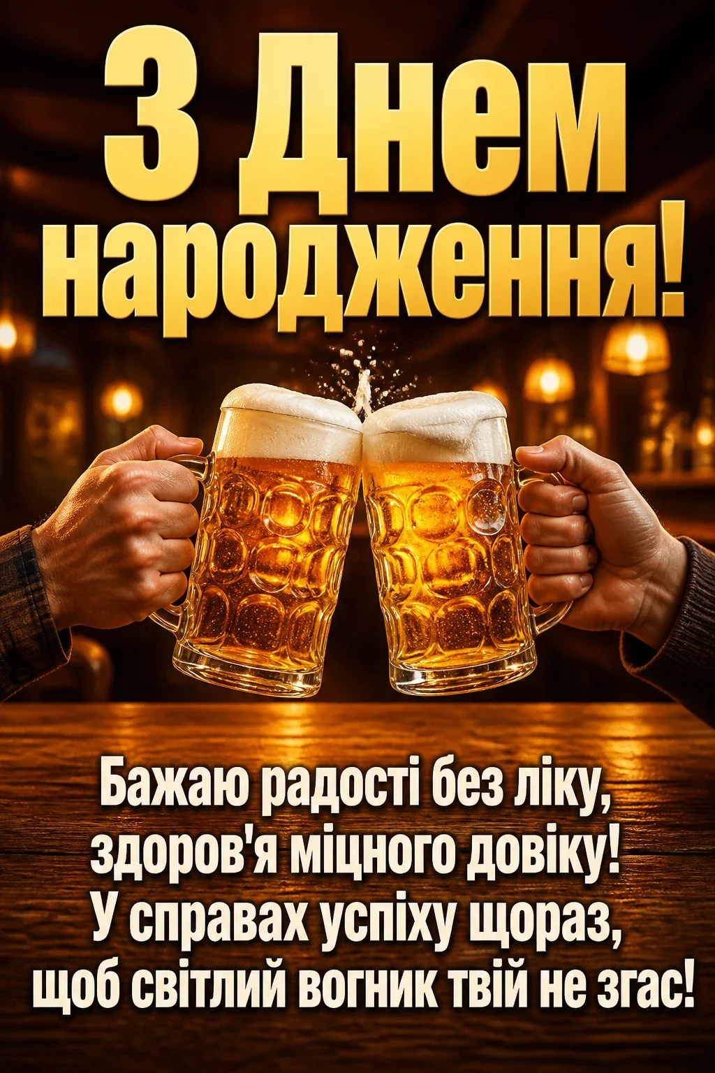 чоловікові чоловіків привітання з днем народження мужчині
