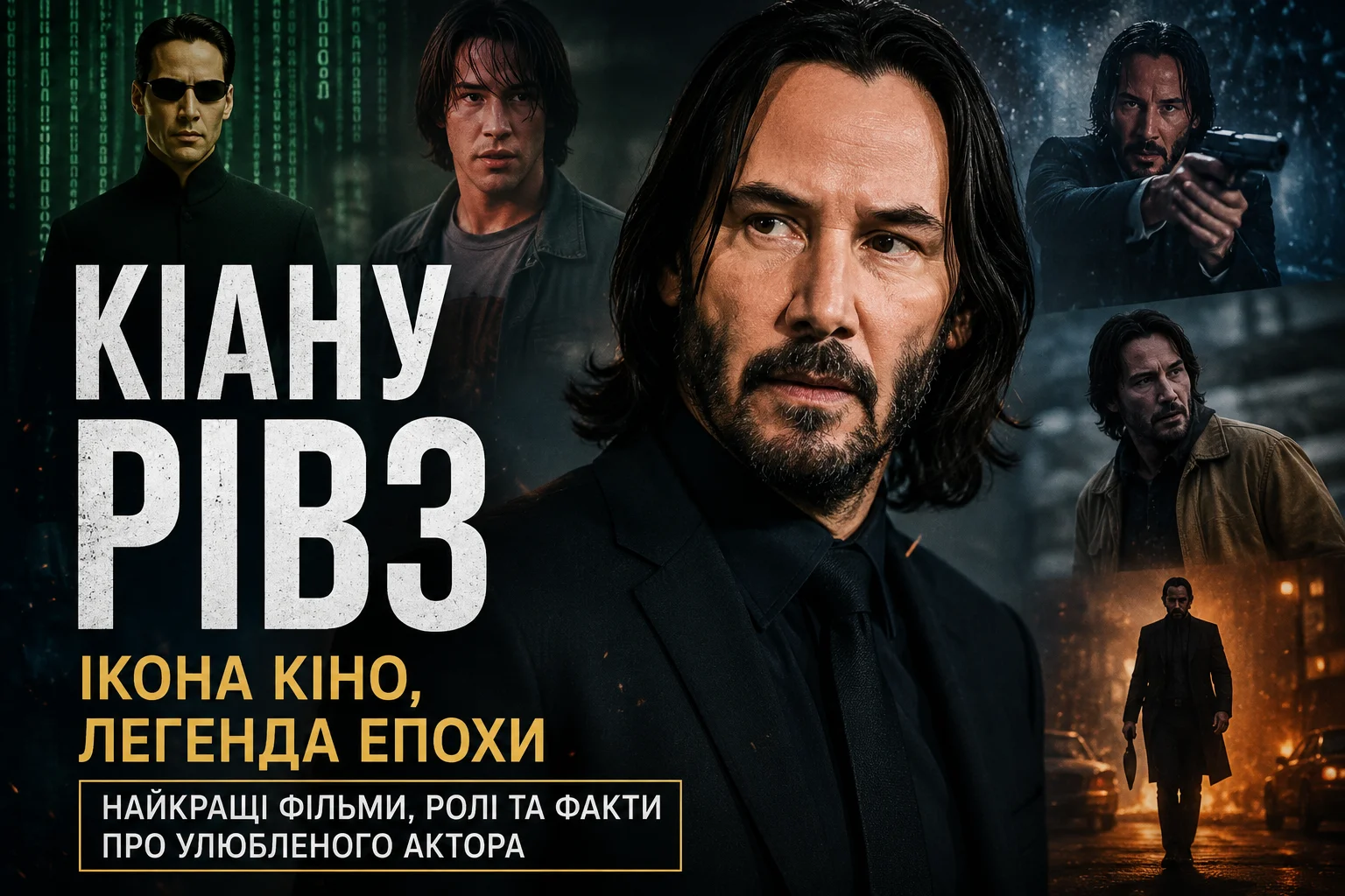 Повний список останніх фільмів Кіану Рівза