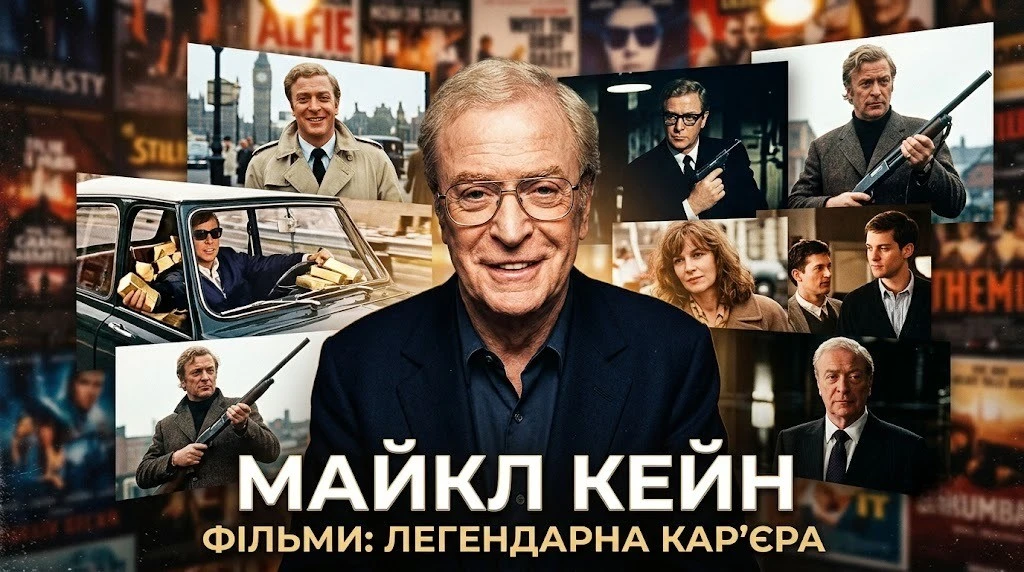 Огляд фільмів Майкла Кейна у різних жанрах